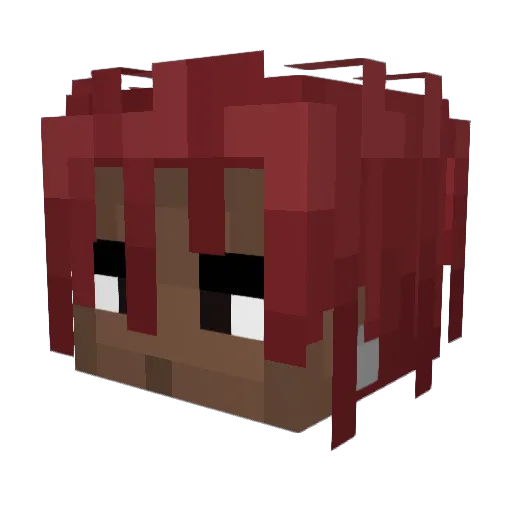 spenbtw Minecraft avatar head, 3D render