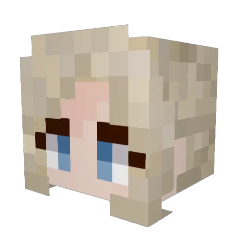 spenceleyyy Minecraft avatar head, 3D render