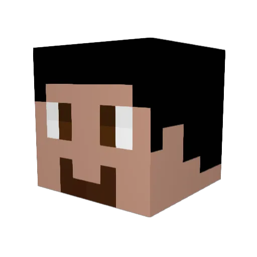 spencer23baller Minecraft avatar head, 3D render