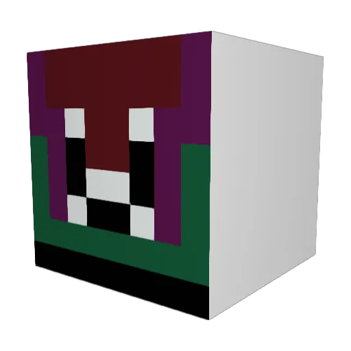 spencerprime Minecraft avatar head, 3D render