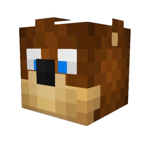 spencerquin Minecraft avatar head, 3D render