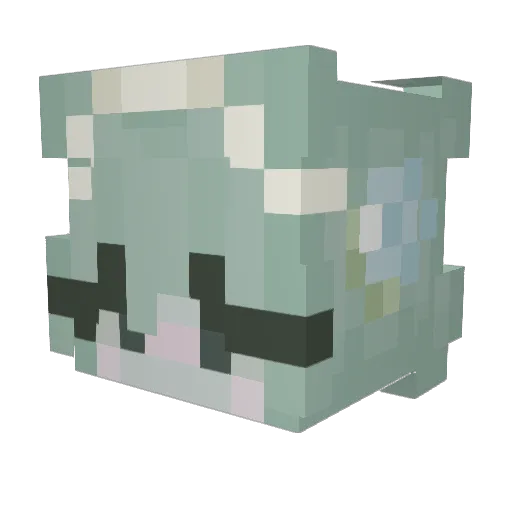 spencrs Minecraft avatar head, 3D render