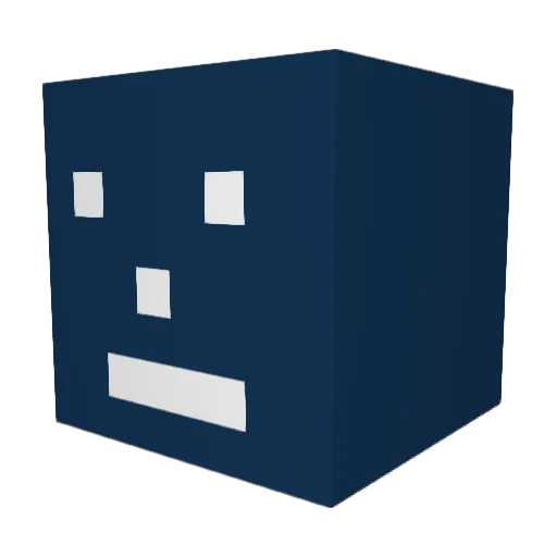 spenguin2 Minecraft avatar head, 3D render