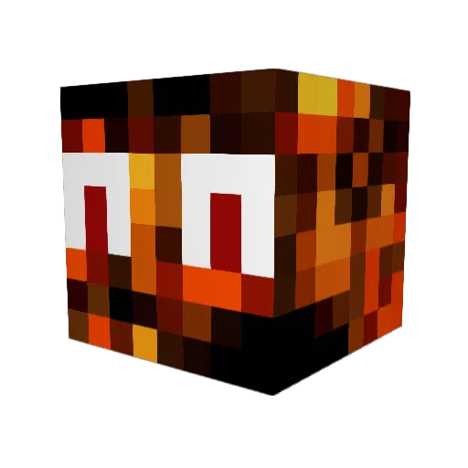 spennybob Minecraft avatar head, 3D render