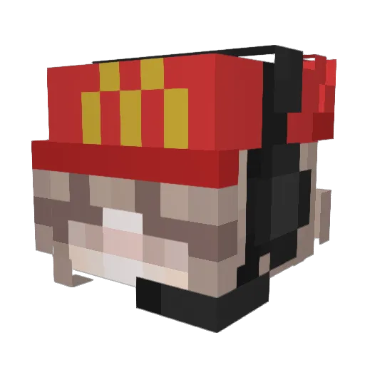 spexerz Minecraft avatar head, 3D render