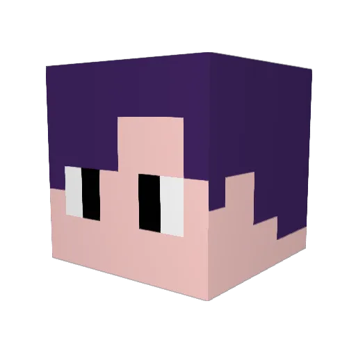 speztrumx Minecraft avatar head, 3D render