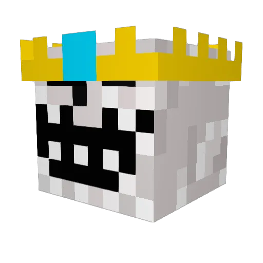 spf350 Minecraft avatar head, 3D render