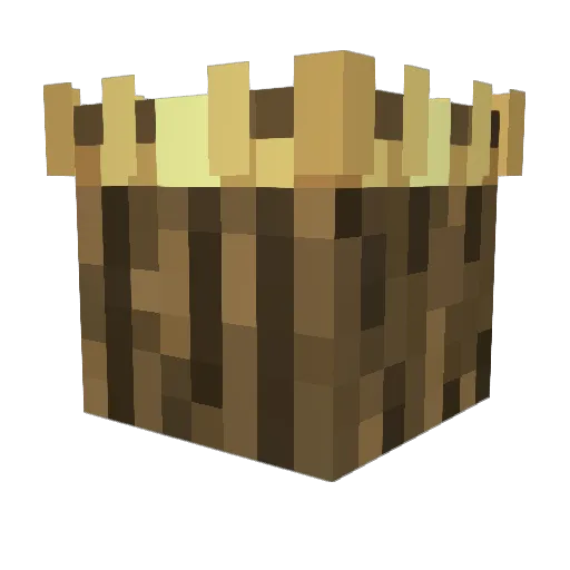 sphericle Minecraft avatar head, 3D render