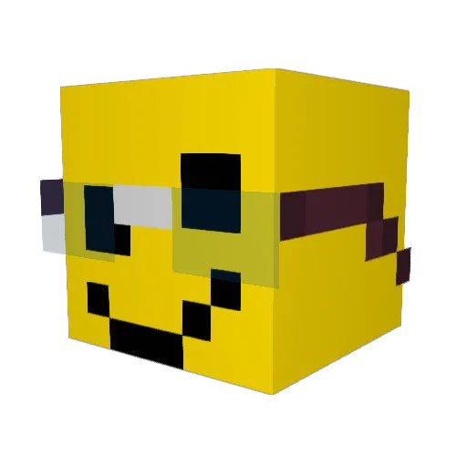spheryel_339 Minecraft avatar head, 3D render