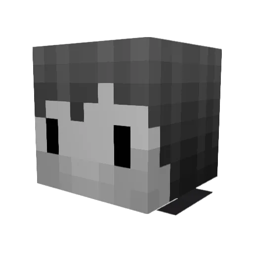 sphingo Minecraft avatar head, 3D render