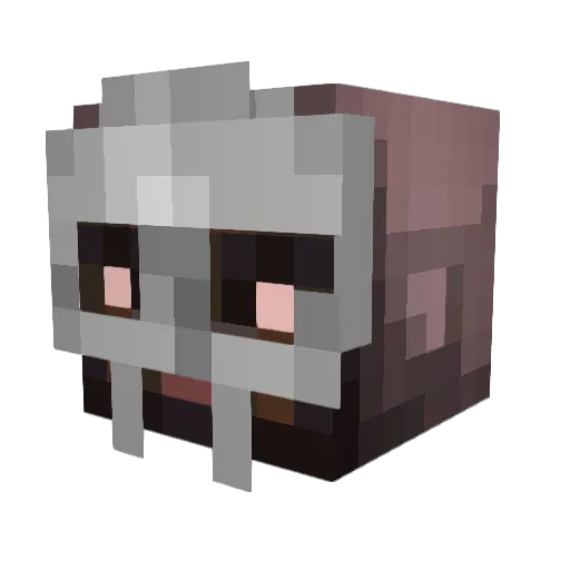 sphn Minecraft avatar head, 3D render
