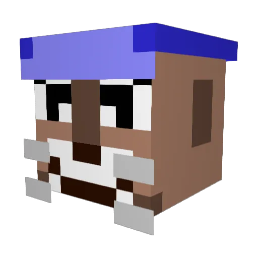 spiar2 Minecraft avatar head, 3D render
