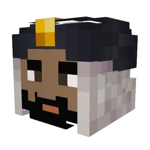 spic22 Minecraft avatar head, 3D render