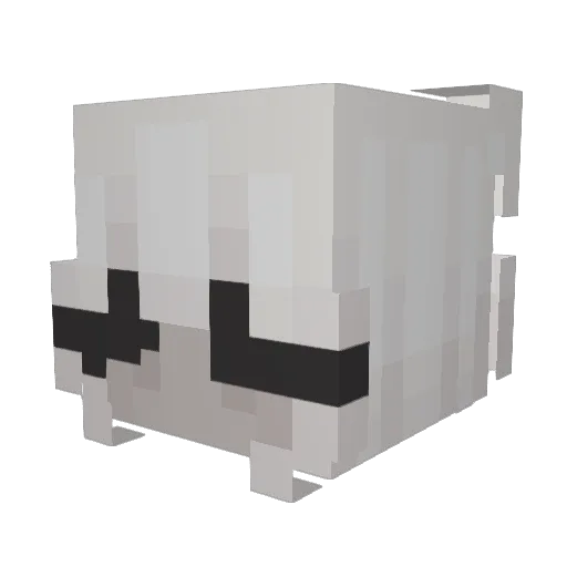 spicaye Minecraft avatar head, 3D render