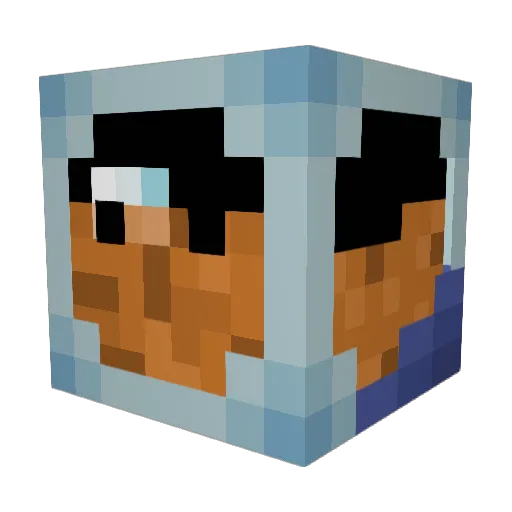 spiced_oil Minecraft avatar head, 3D render