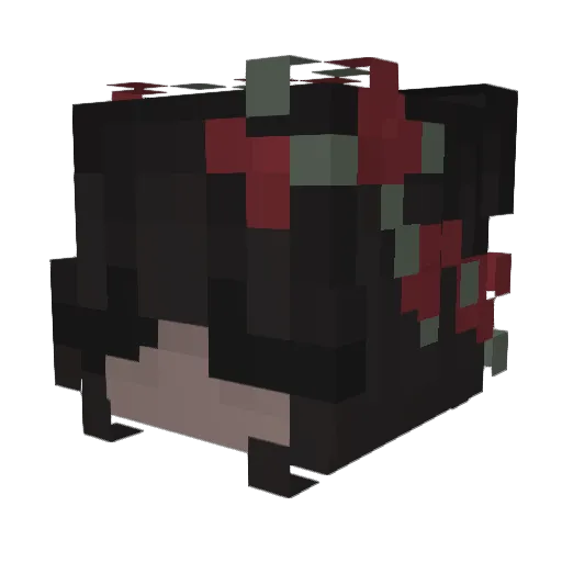 spiceyBabey Minecraft avatar head, 3D render