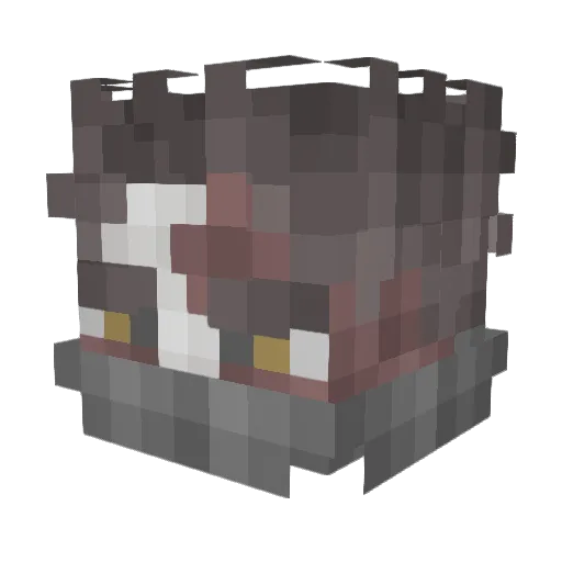 spicyEX Minecraft avatar head, 3D render