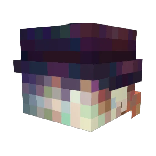 spicymcnugget21 Minecraft avatar head, 3D render