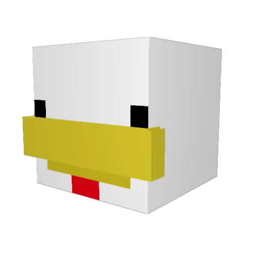 spicynugget1 Minecraft avatar head, 3D render