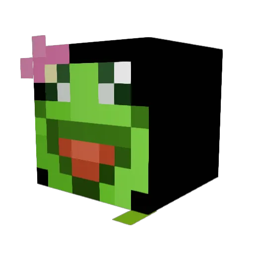 spicysinner Minecraft avatar head, 3D render