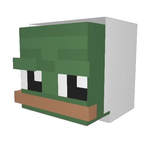 spicysquidd Minecraft avatar head, 3D render