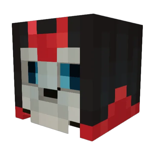 spider14 Minecraft avatar head, 3D render