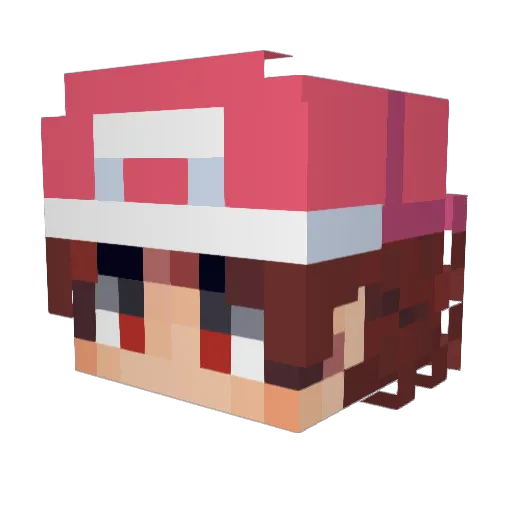 spiderH410 Minecraft avatar head, 3D render