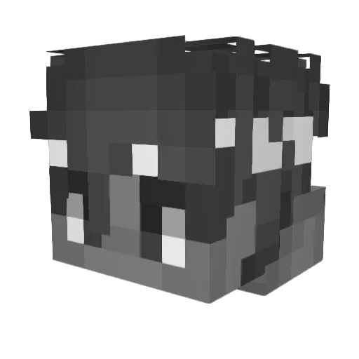 spider_sub Minecraft avatar head, 3D render