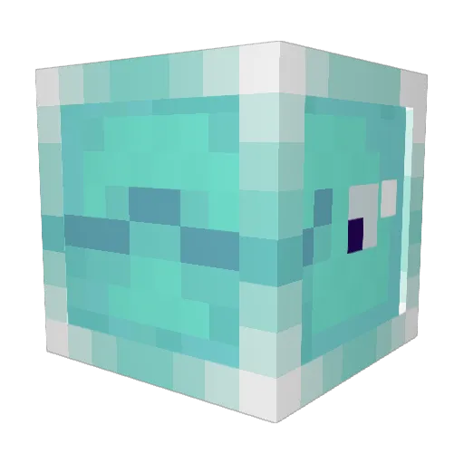 spiderate Minecraft avatar head, 3D render
