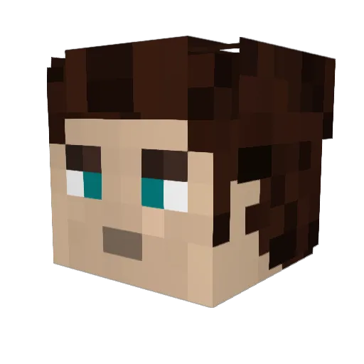 spideraty15 Minecraft avatar head, 3D render