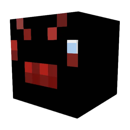 spidercon_ Minecraft avatar head, 3D render