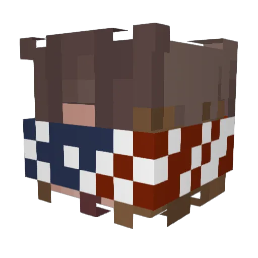 spiderman310 Minecraft avatar head, 3D render