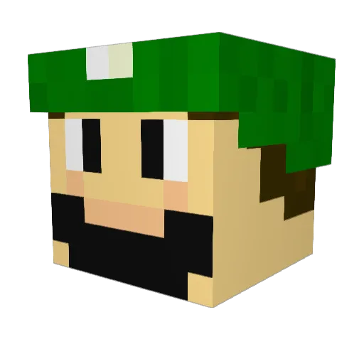 spiderman5487 Minecraft avatar head, 3D render