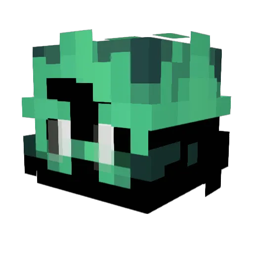 spidermateus2099 Minecraft avatar head, 3D render