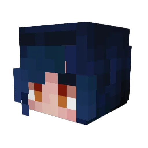 spidersclaw Minecraft avatar head, 3D render