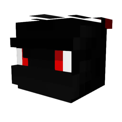 spidersimon2013 Minecraft avatar head, 3D render