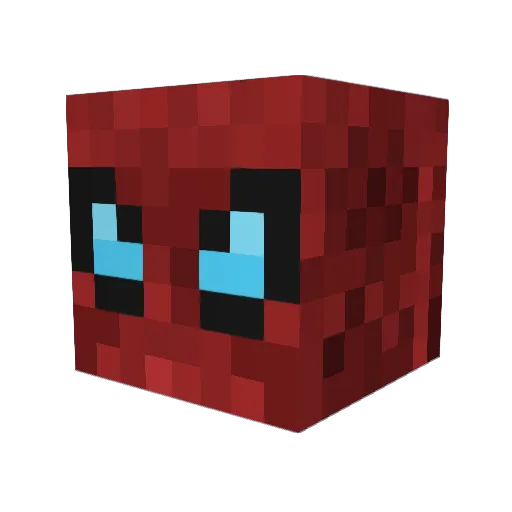 spidey910 Minecraft avatar head, 3D render