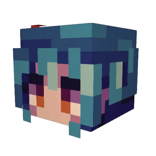 spideycat123 Minecraft avatar head, 3D render