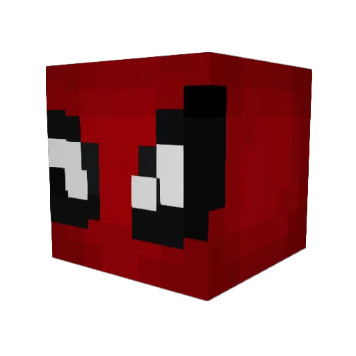 spideyray Minecraft avatar head, 3D render