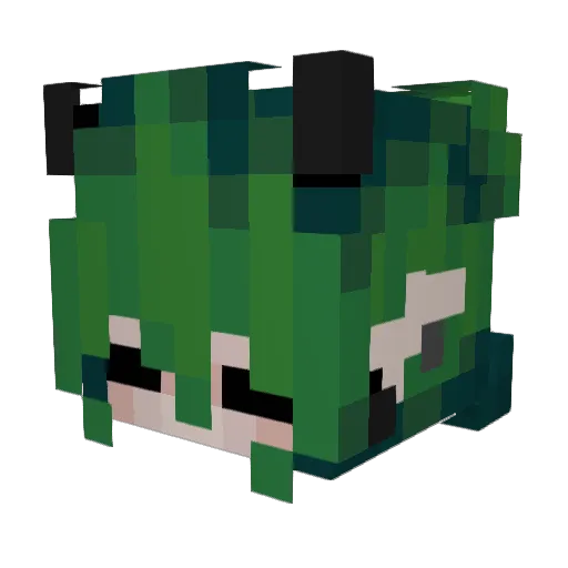 spideyzed Minecraft avatar head, 3D render