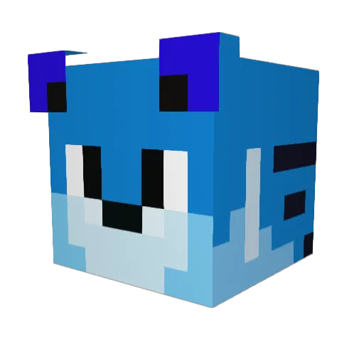 spieler142 Minecraft avatar head, 3D render