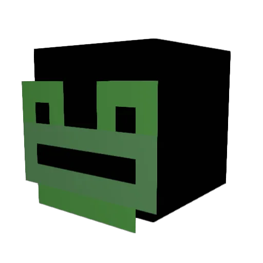 spiesinator Minecraft avatar head, 3D render