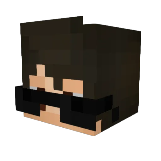 spigglesehe Minecraft avatar head, 3D render