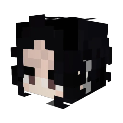 spiidey_ Minecraft avatar head, 3D render