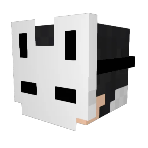 spik394 Minecraft avatar head, 3D render