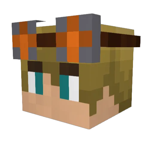 spike052012 Minecraft avatar head, 3D render