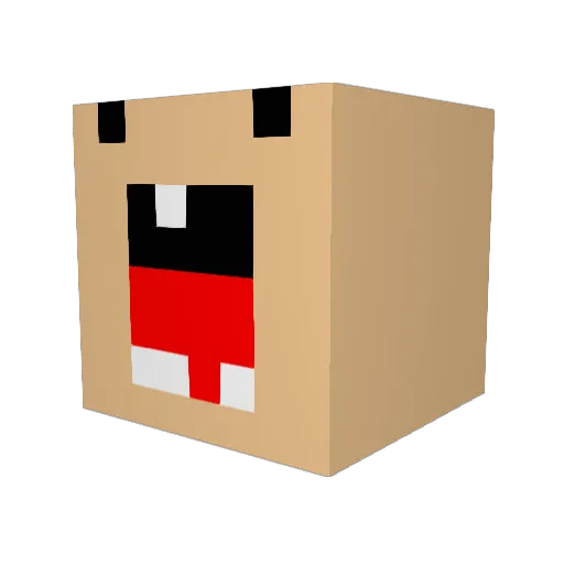 spike__1 Minecraft avatar head, 3D render