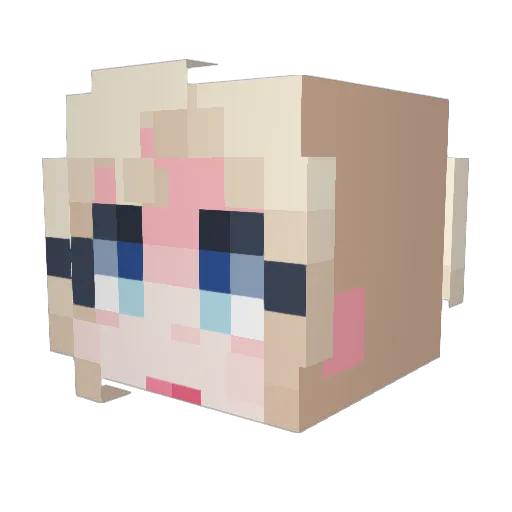 spikeguy80 Minecraft avatar head, 3D render