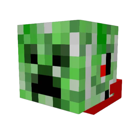 spikeman50000 Minecraft avatar head, 3D render