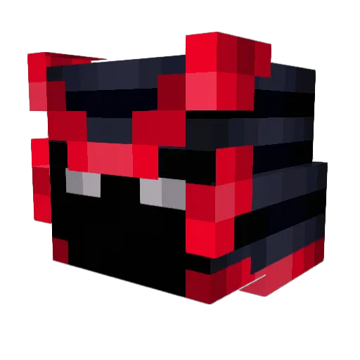 spiken Minecraft avatar head, 3D render